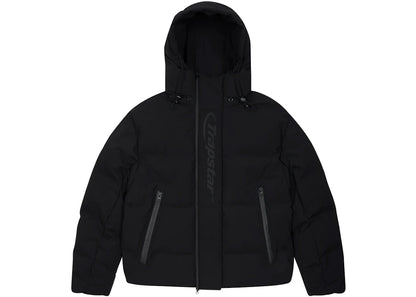 trapstar hyperdrive technical puffer jacket (fw23) blackout edition