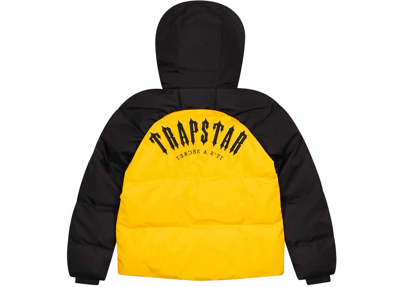 trapstar irongate arch puffer jacket yellow/black