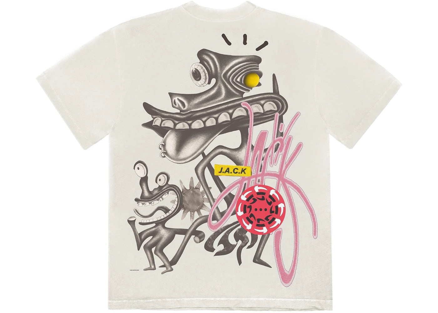 travis scott artifacts t-shirt natural