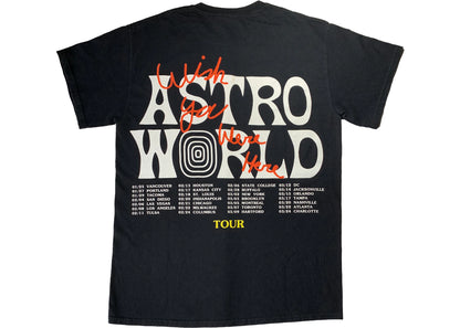 travis scott astroworld tour wish you were here tee black