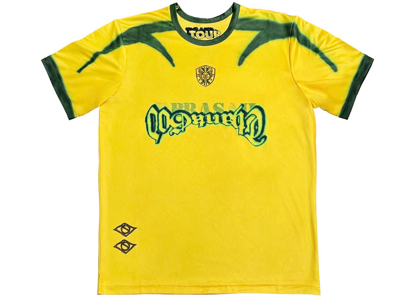 travis scott brazil soccer jersey yellow