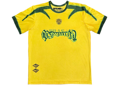 travis scott brazil soccer jersey yellow