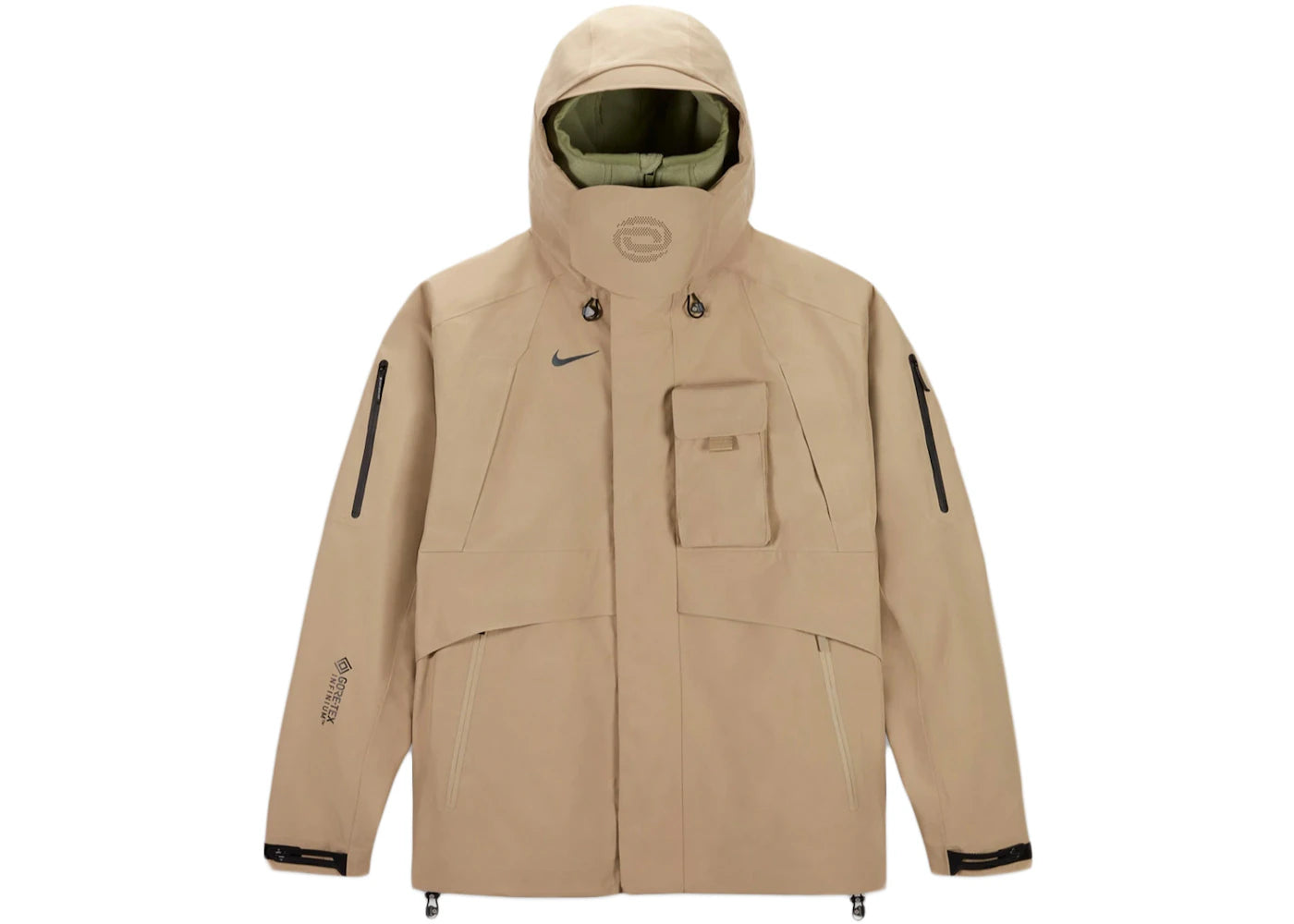 travis scott cact.us corp x nike m nrg bh jacket (asia sizing) khaki
