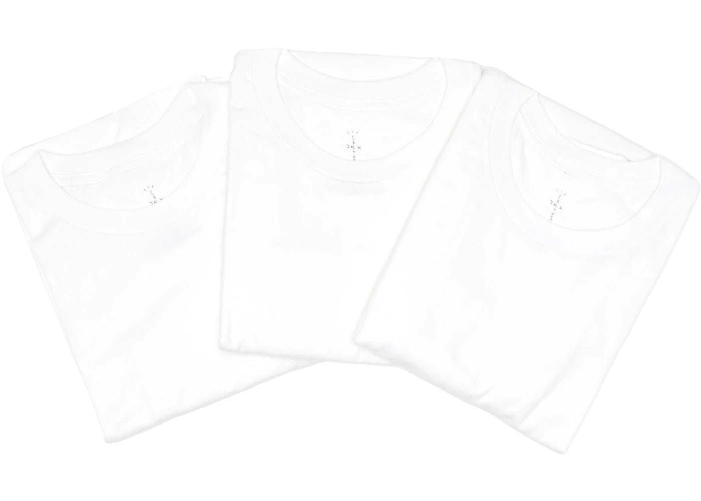 travis scott cj t-shirt (3 pack) white
