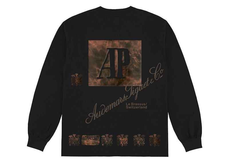 Travis Scott Cj X Audemars Piguet Le Brassus Long Sleeve Tee Black