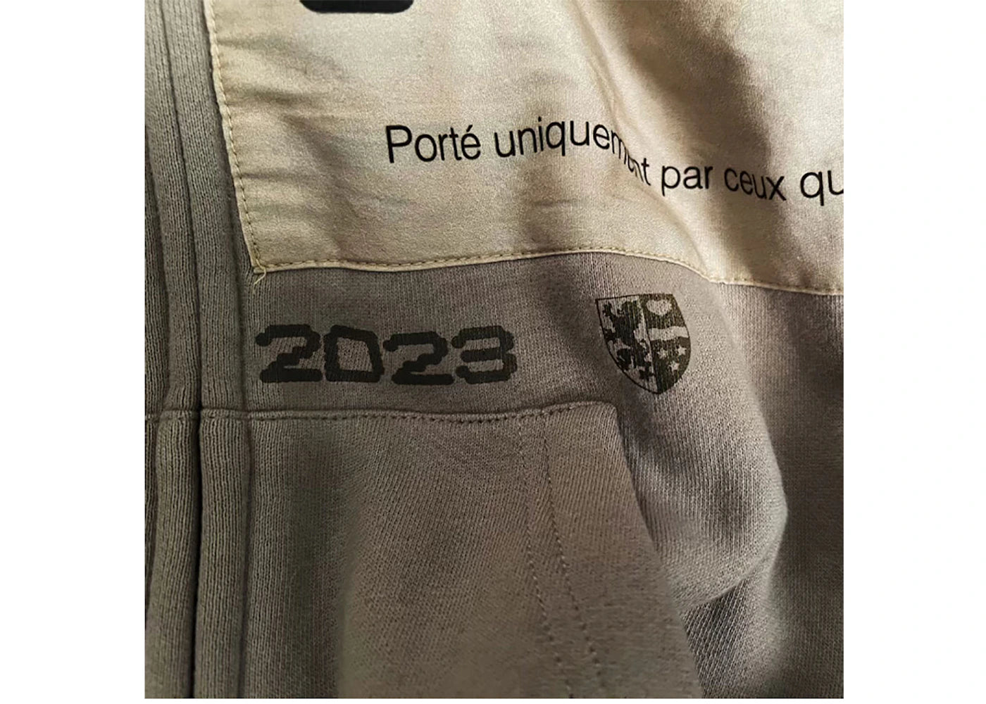 travis scott cj x audemars piguet le brassus zip up hoodie khaki brown