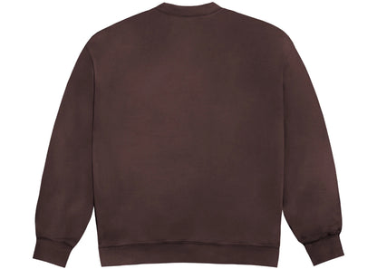 travis scott cj x audemars piguet logo crewneck brown
