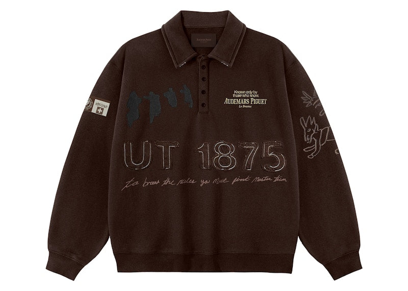 Travis Scott Cj X Audemars Piguet Rugby Sweater Dark Brown