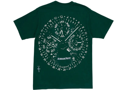 travis scott cj x audemars piguet watch face tee green