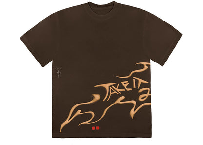 travis scott cactus jack 2 the max t-shirt brown