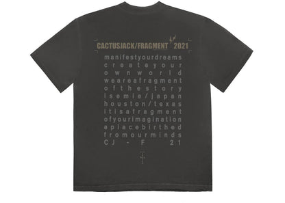 travis scott cactus jack for fragment create t-shirt washed black