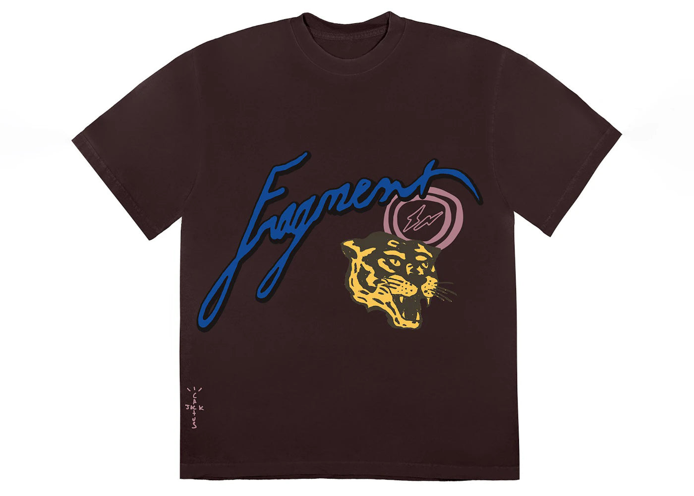 travis scott cactus jack for fragment icons tee brown