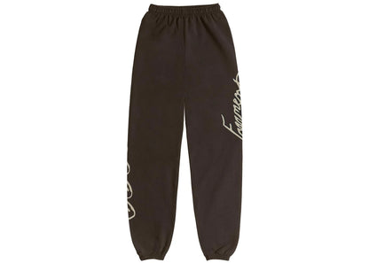 travis scott cactus jack for fragment sunrise sweatpants brown
