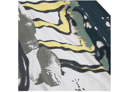 travis scott cactus jack + kaws for fragment l/s tee multi grey