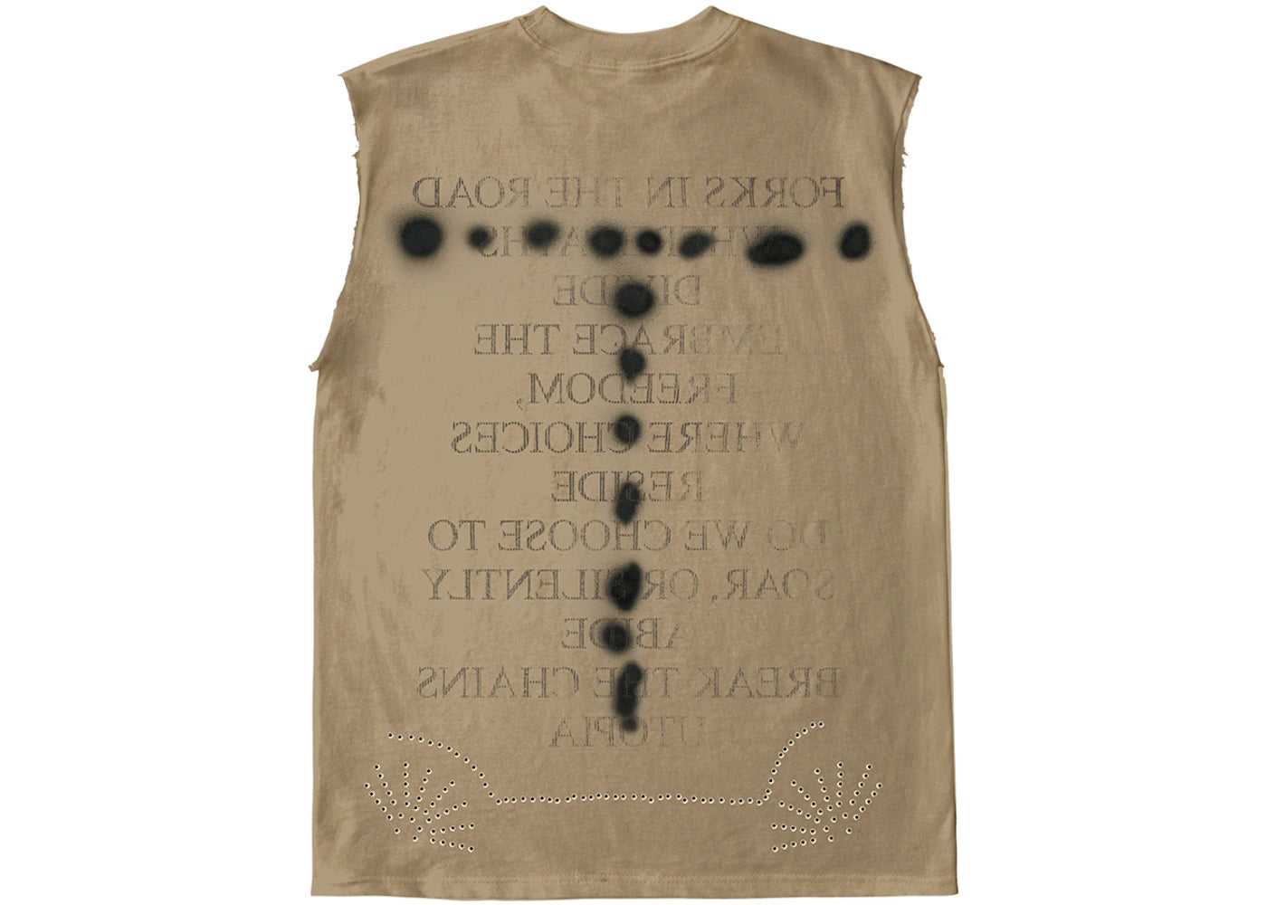 travis scott cactus jack sprayed muscle tank multicolor