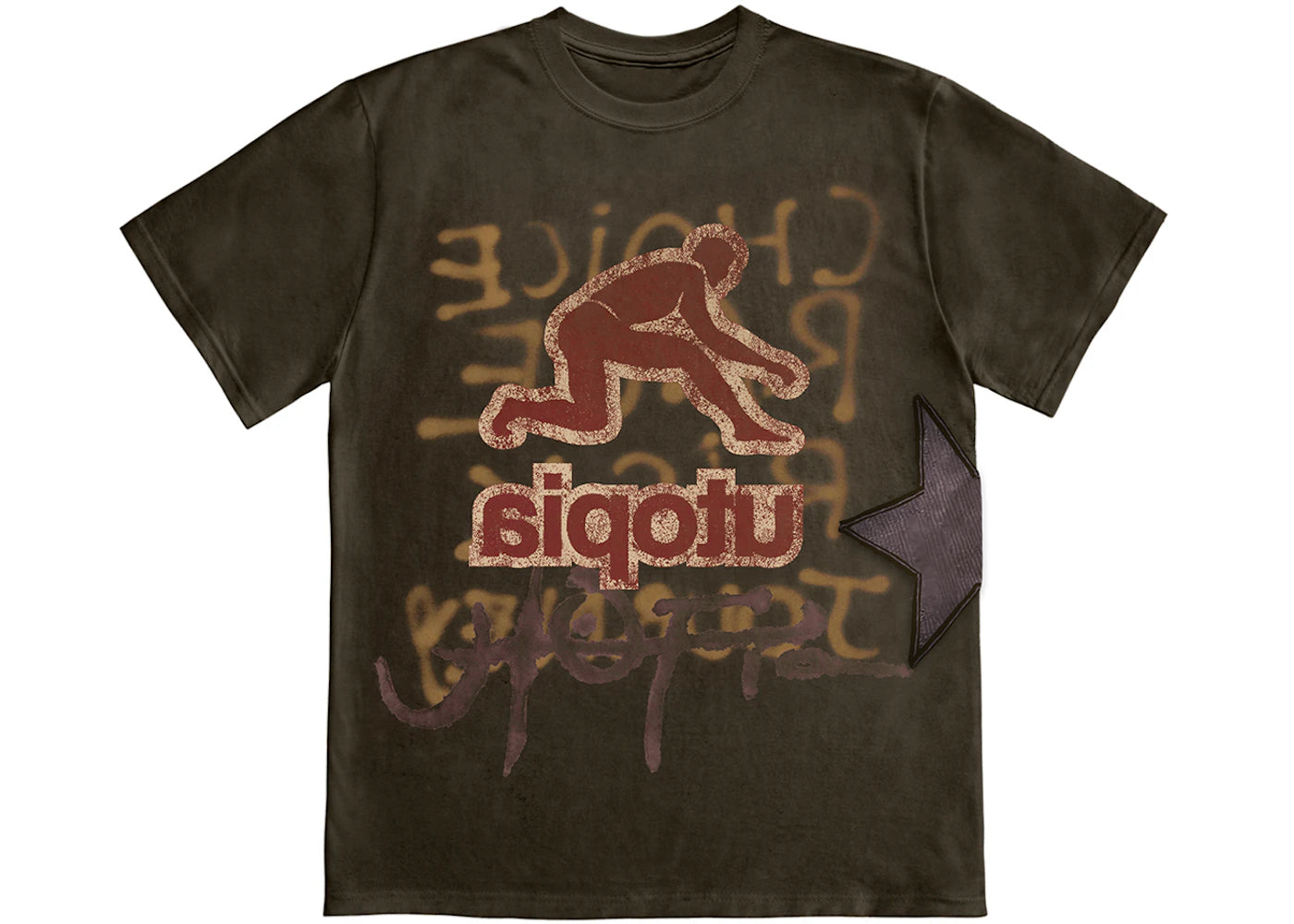 travis scott cactus jack t-rexx shirt multicolor