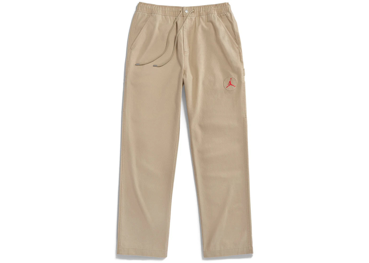 travis scott cactus jack x jordan canvas pant desert/khaki/university red