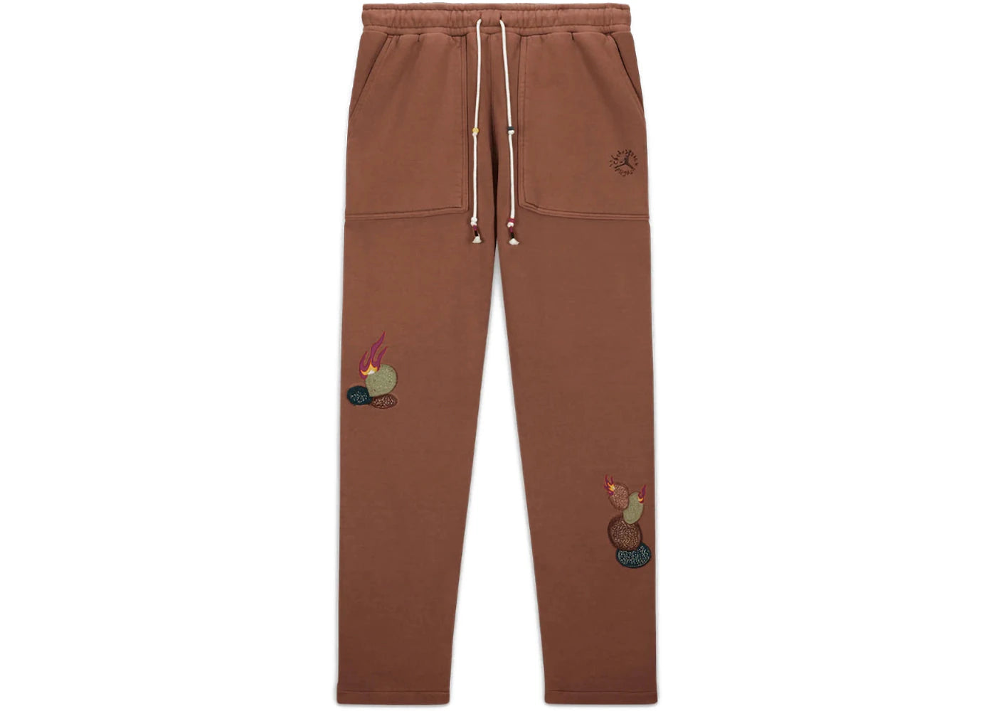 travis scott x jordan fleece pants archaeo brown