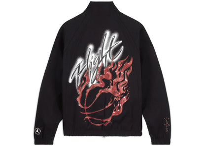 travis scott x jordan woven jacket black