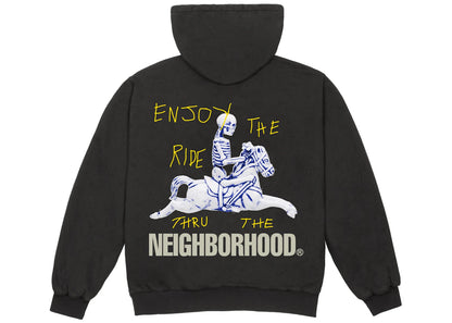 travis scott cactus jack x neighborhood carousel hoodie black