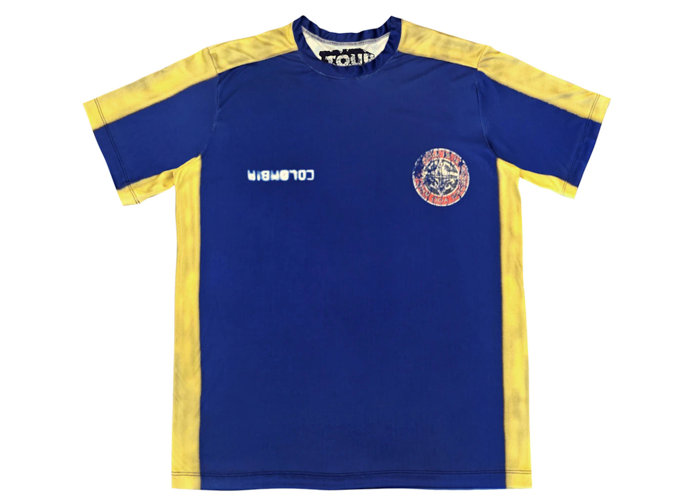 travis scott colombia soccer jersey multicolor