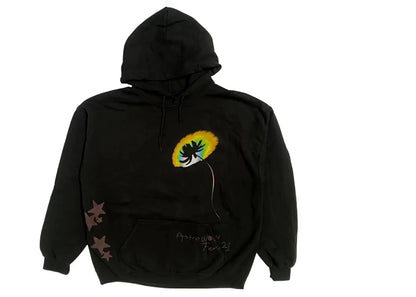 travis scott face melt hoodie black