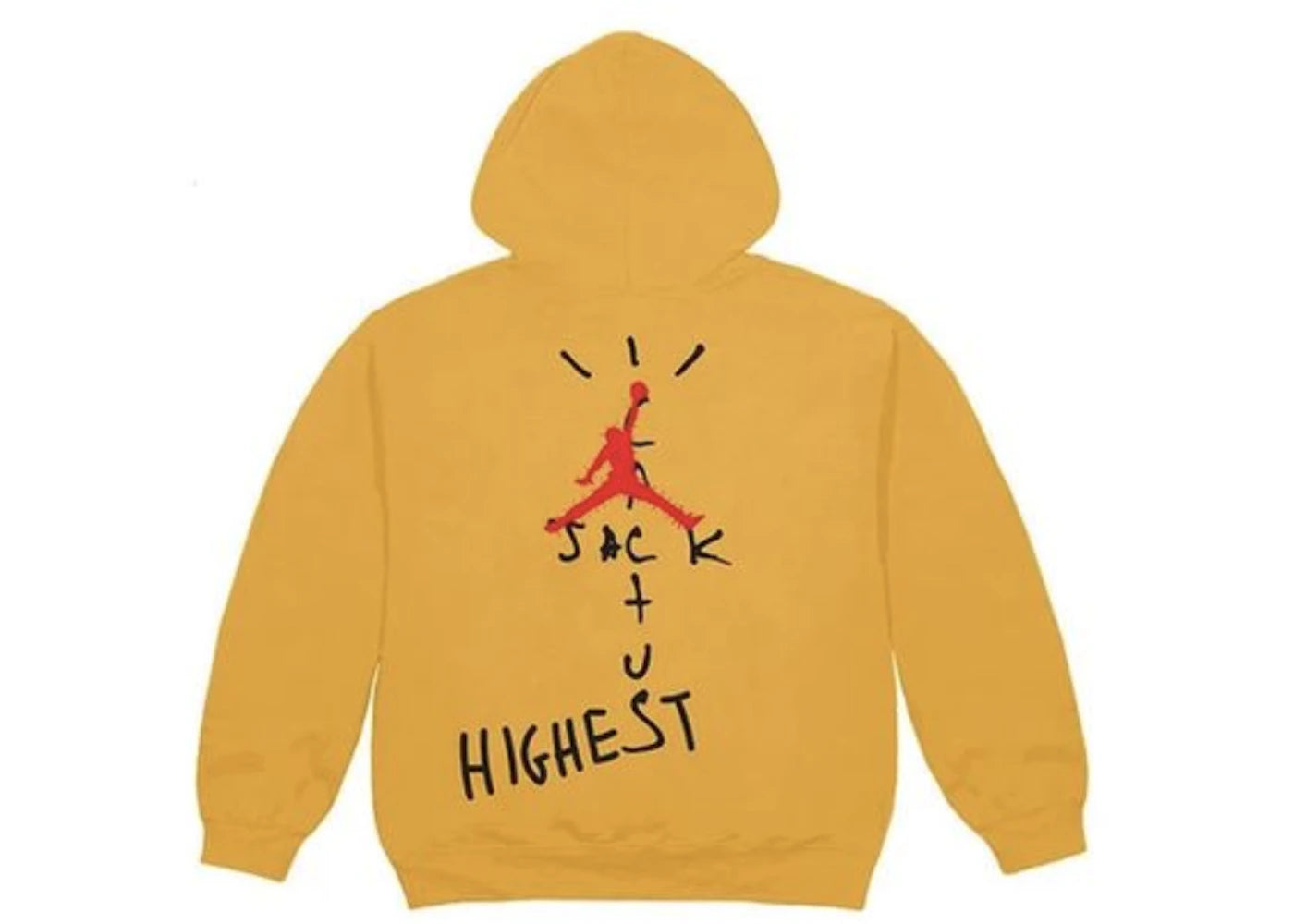 travis scott jordan cactus jack highest hoodie gold