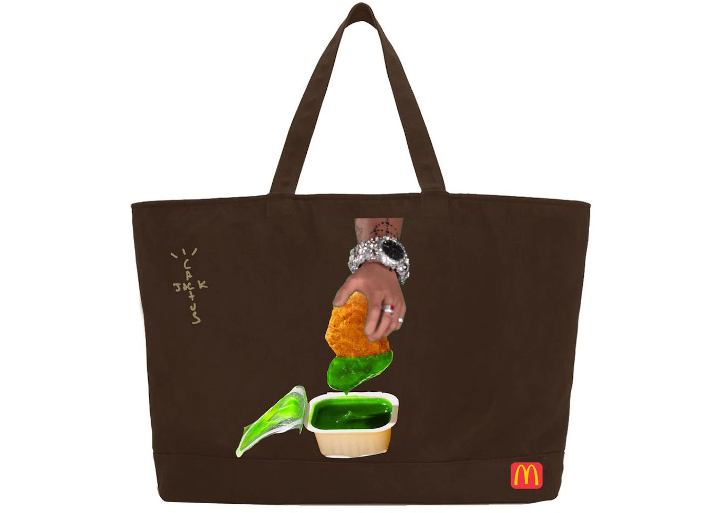 Travis Scott Menu Tote Brown