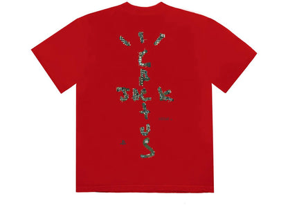 travis scott motherboard logo iv t-shirt red