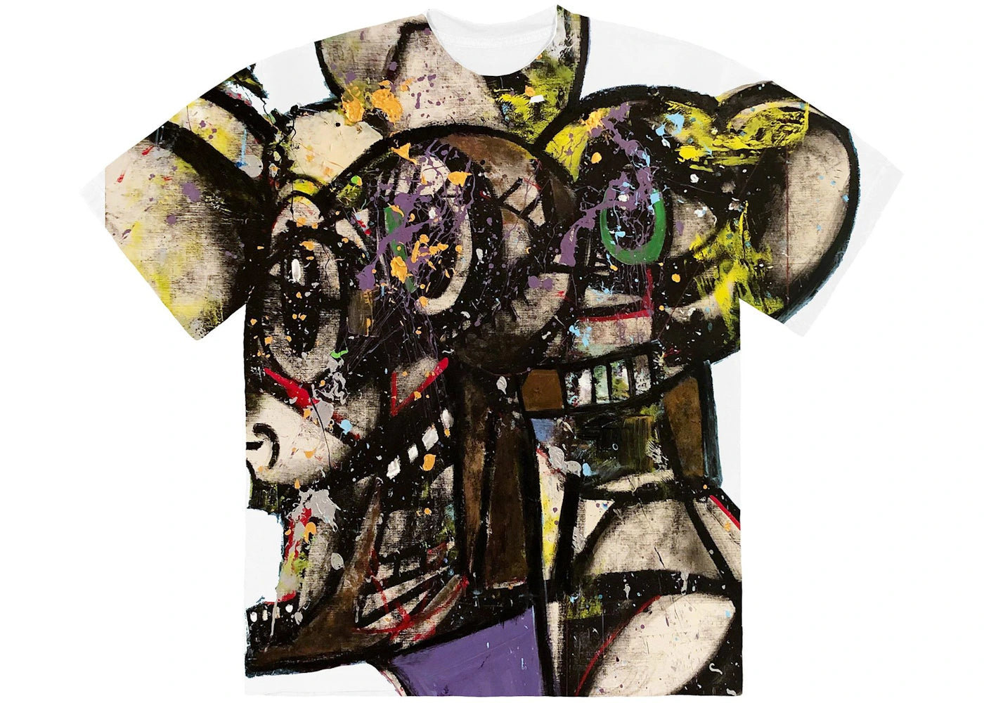 travis scott portrait of travis t-shirt black