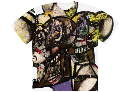 travis scott portrait of travis t-shirt black