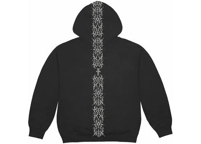 travis scott studded pullover hoodie black