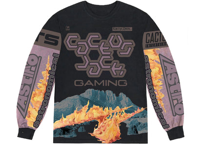 travis scott the scotts cj gaming i l/s jersey black/multi