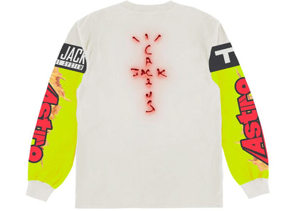 travis scott the scotts cj gaming ii l/s jersey white/multi