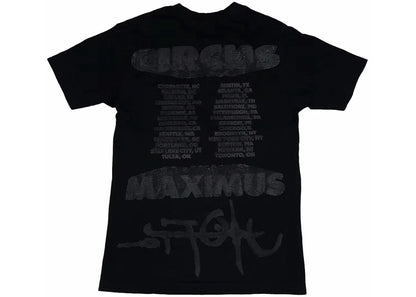 travis scott utopia circus maximus 2023 tour ii tee black