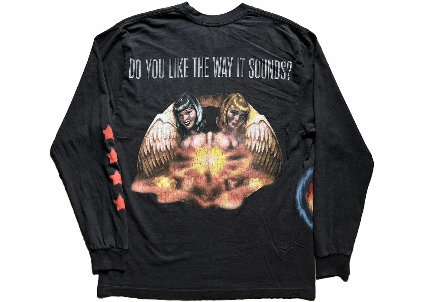 travis scott utopia circus maximus 2023 tour l/s tee black