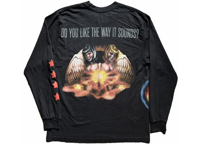 travis scott utopia circus maximus 2023 tour l/s tee black