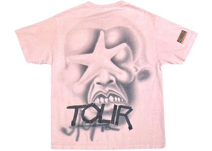 travis scott utopia circus maximus pink star tee pink
