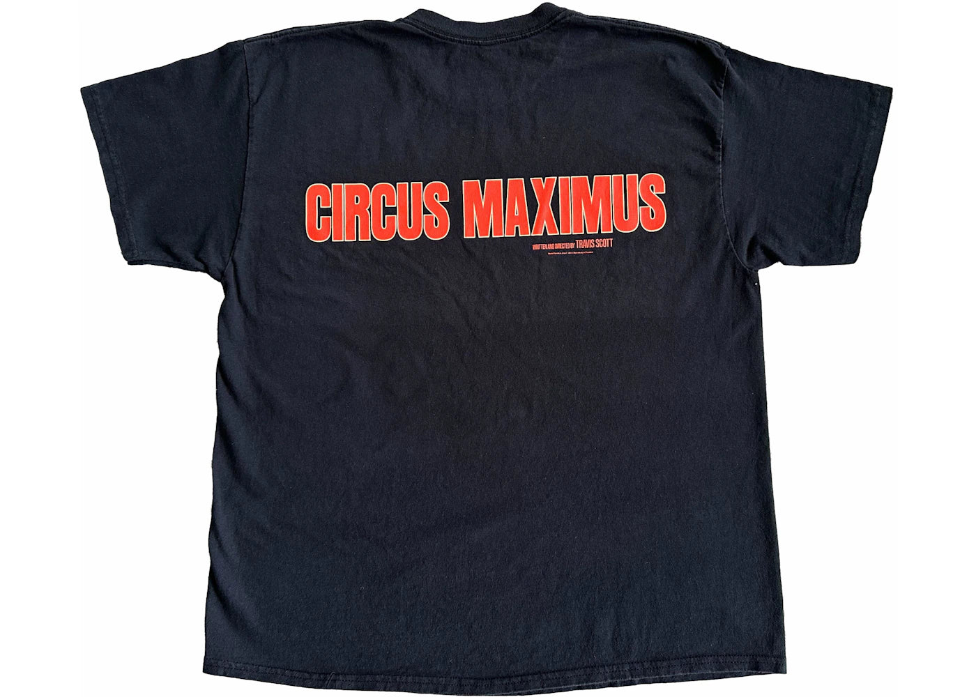 travis scott utopia circus maximus tee black