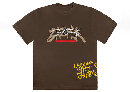 travis scott utopia i tee brown