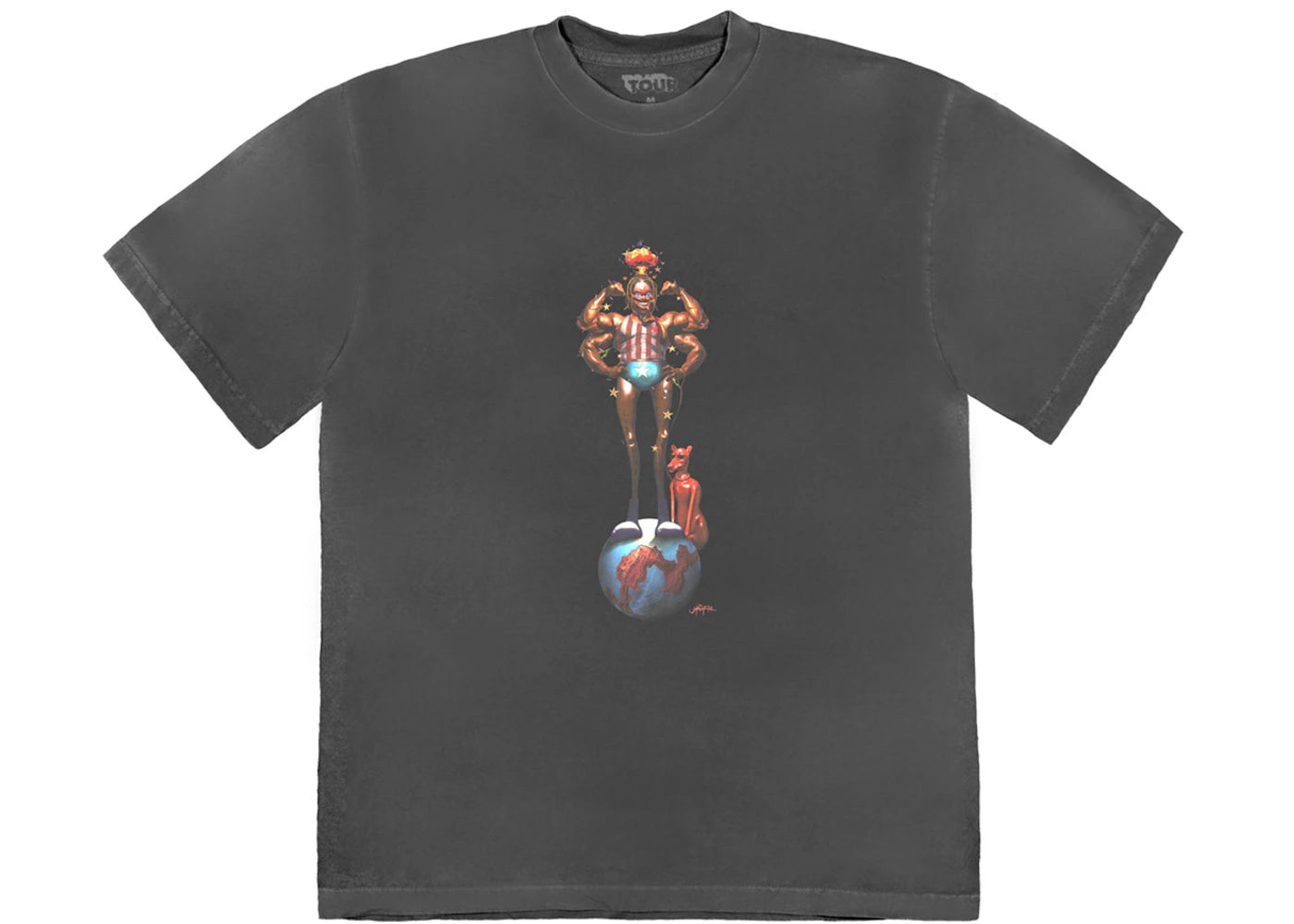 travis scott utopia is in miami circus maximus tee black