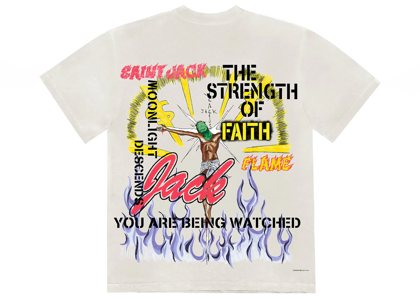 travis scott utopia x st michael 3a tee white