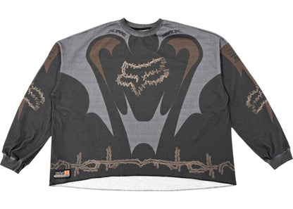 travis scott x fox racing ii jersey black