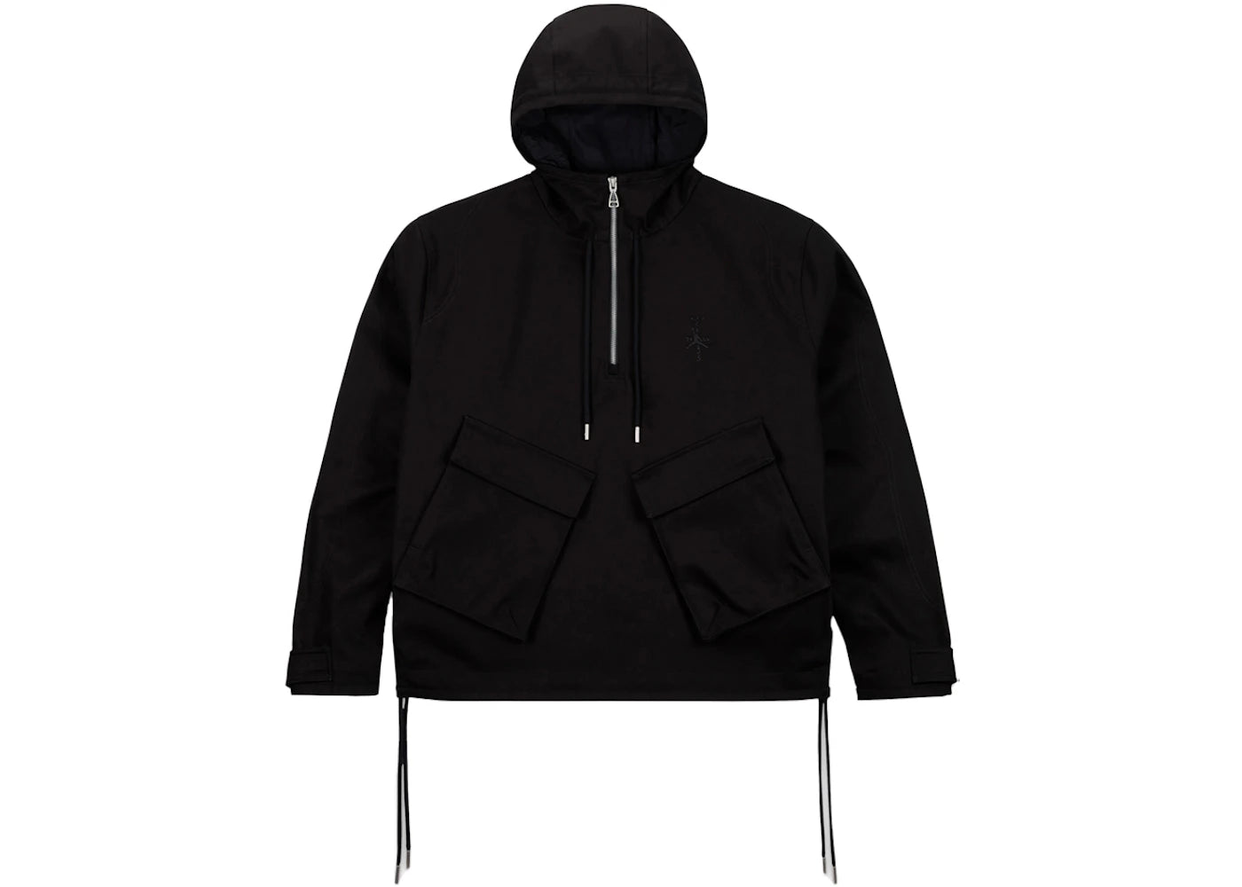 travis scott x jordan ts halfzip jacket black