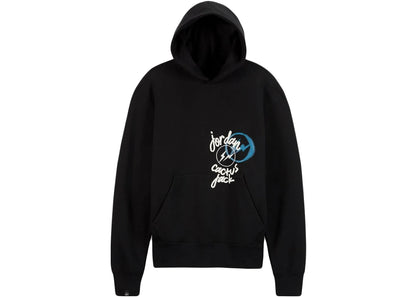 travis scott x jordan x fragment hoodie black