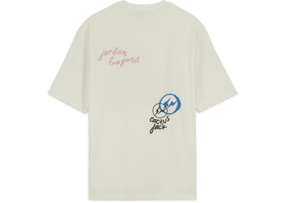 travis scott x jordan x fragment t-shirt white
