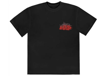 travis scott x kaws utopia ii tee black