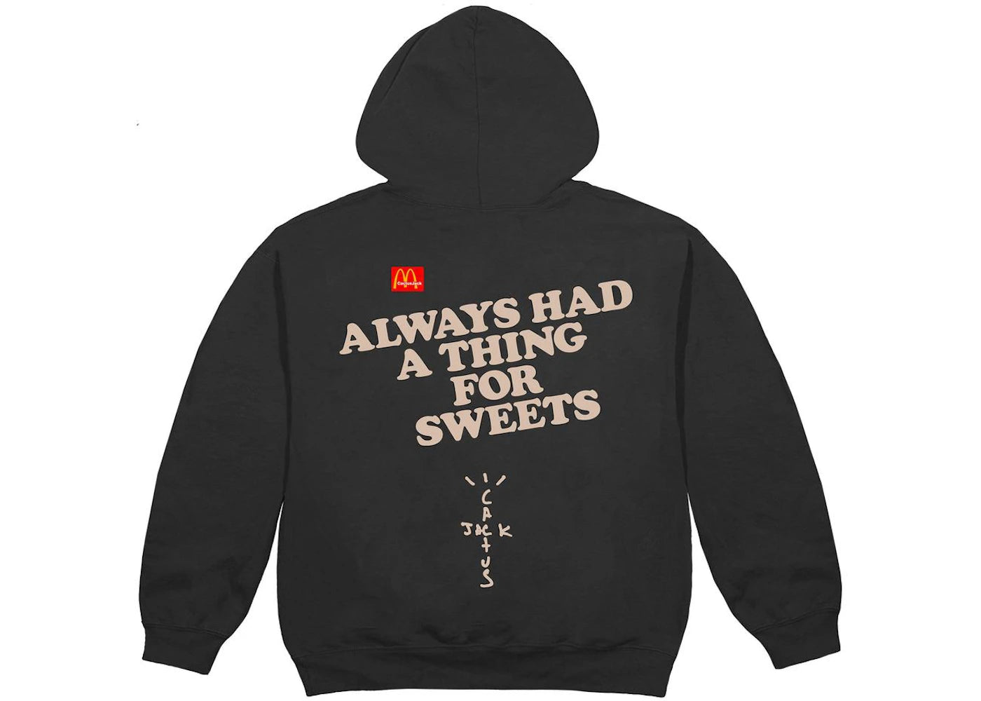 Travis Scott X Mcdonald'S Apple Pie Hoodie Washed Black – Kicks