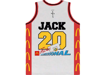 travis scott x mcdonald's cactus jack all american jersey white