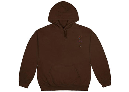 travis scott x mcdonald's cj smile hoodie brown